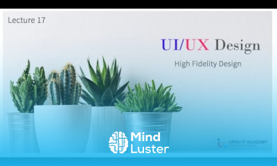 UI UX Design Lecture 17 High Fidelity Design