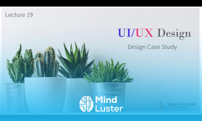 UI UX Design Lecture 19 Portfolio case study