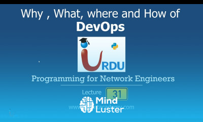 Programming for Network Engineers Lecture 31 Why What Where and How of DevOps