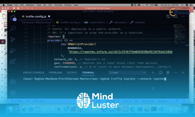 Learn Deploying contract to testnet - Mind Luster