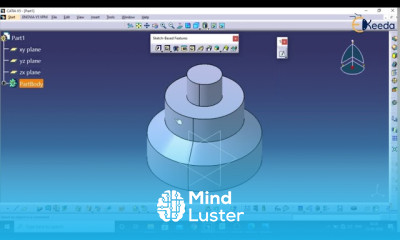 Master Part Design With Shaft And Groove Commands