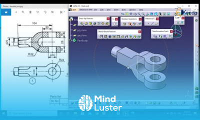 Design and Assembly of Knuckle Joint Part 1