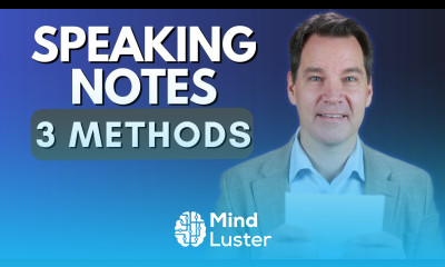 How to Use Public Speaking Notes