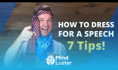 How to Dress for a Speech