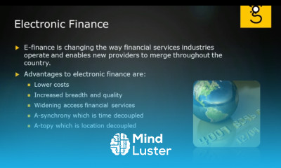 16 Electronic Banking and Money