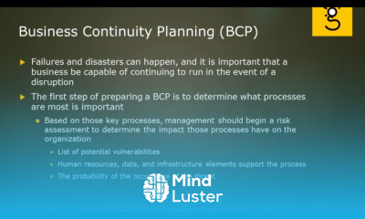 27 Business Continuity Planning BCP