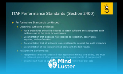 9 ITAF Information Technology Assurance Framework Performance Standards