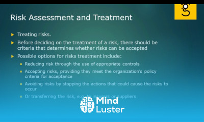 21 Risk Assessment and Treatment