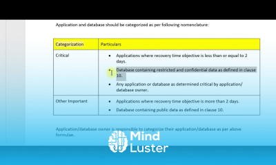 Lecture 7 Step 3 2 Auditing Database Categorization