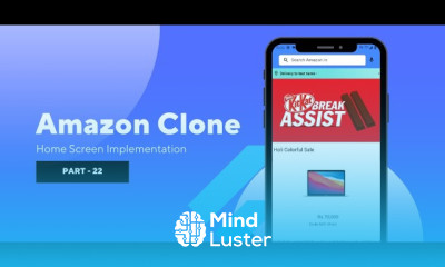 HINDI 22 Implementing Home Screen Flutter Course Amazon Clone In Flutter and Node js