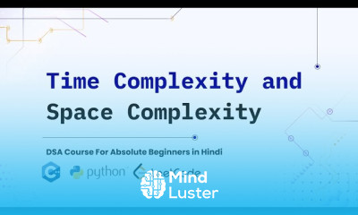 Learn HINDI 01 Time And Space Complexity DSA Course For Beginners in C ...