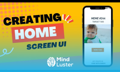 Making Home Screen UI In Flutter Meme App App Development Course Flutter 3 x Course in Hindi