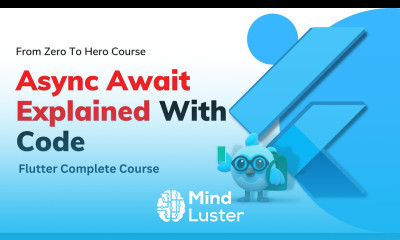 Asynchronous Await Working In Flutter Explained With Code Flutter Tutorial For Beginners