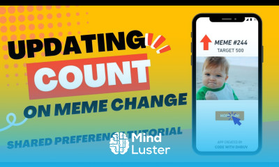 Increment Meme Count Shared Preference In Flutter Flutter 3 x Course in Hindi