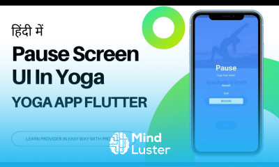 HINDI 13 Pause Yoga Screen In Flutter Provider Tutorial Flutter Flutter Provider