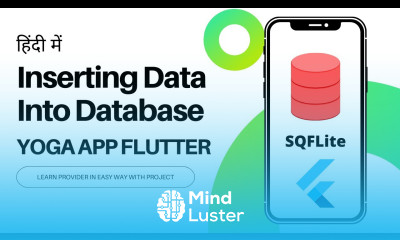 HINDI 18 Inserting Data In Database SQFlite Package In Flutter Flutter Yoga App