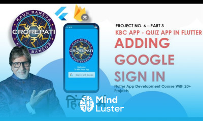 HINDI 3 Adding Google Sign In In Our App Quiz App In Flutter