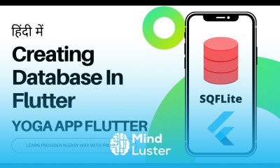 HINDI 15 Creating Database In Flutter SQFlite Package In Flutter Flutter Yoga App
