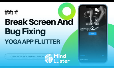 HINDI 25 Fixing Break Screen And Bugs In App Yoga App In Flutter