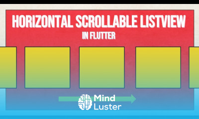 HINDI 8 How To Make Horizontal Scrollable ListView In Flutter Horizontal ListView Builder