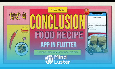 Conclusion Food Recipe App In Flutter Tips to upgrade What you learnt Next Project