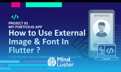3 HINDI P 2 MY PORTFOLIO APP IN FLUTTER Adding Image Custom Fonts Into Our Flutter App