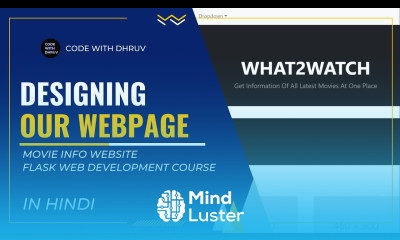 HINDI 02 Making Our Website Page Movie Info Website Flask Web Development Course In Hindi