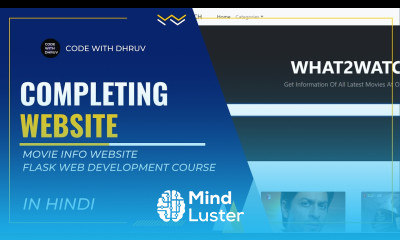 HINDI 06 Completing Project Movie Info Website Flask Web Development Course In Hindi