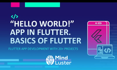 HINDI Hello World App In Flutter Flutter Basics Flutter For Beginners