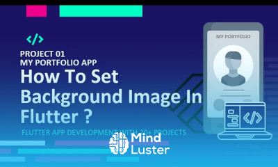 HINDI 4 How to set background image in flutter Making Dark Theme UI Portfolio App In Flutter
