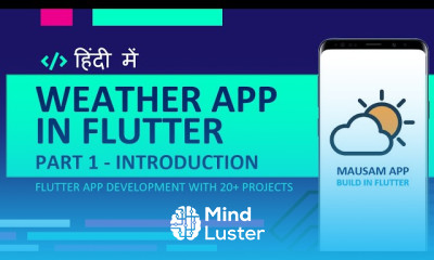 HINDI 1 Project 02 Mausam App How To Make Weather App In Flutter Flutter Projects In Hindi