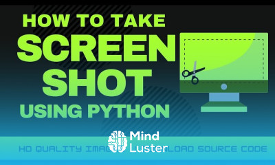 HINDI How To Take Screenshot Using Python Program Take HD Screenshots From Python Pyscreeshot