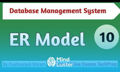 ER Model in Database Management System in Hindi