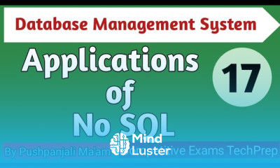 Applications of No SQL in DBMS in Hindi