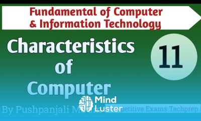 Characteristics of Computer in FCIT in Hindi