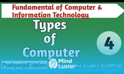 Types of Computer in FCIT BIT in Hindi