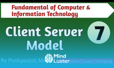Client Server Model in Fundamental of Computer Information Technology FCIT in Hindi