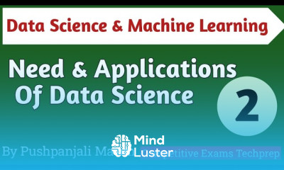 Lec 1 2 Need Application of Data Science in Hindi