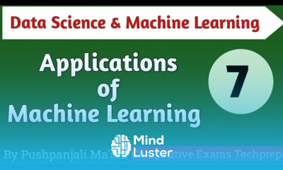Lec 1 7 Applications of Machine Learning in Hindi