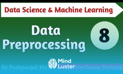 Lec 2 1 Data Preprocessing in Data Science and Machine learning in Hindi