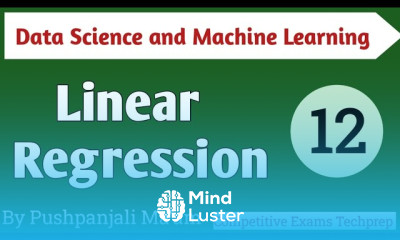 Learn Linear Regression in Data Science and Machine Learning in Hindi ...