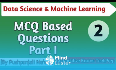 Data Science Machine Learning MCQ Based Questions Part I in Hindi