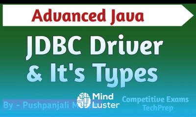 Lec 2 2 JDBC Driver and it s Types in Advanced Java in Hindi