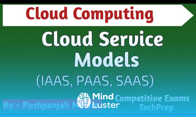 Lec 2 1 Cloud Service Models IaaS PaaS SaaS Cloud Computing in Hindi