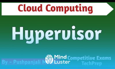 Lec 4 3 Hypervisor in Cloud Computing in Hindi