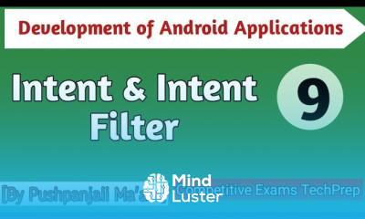 Lec 1 10 Intent Intent Filter in Android in Hindi