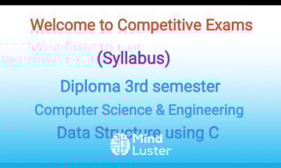 Learn Data Structure Using C 3rd Sem Syllabus Polytechnic Computer ...