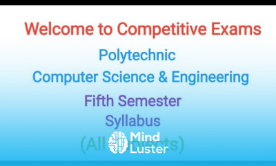 Learn Polytechnic Computer Science Syllabus Fifth Semester - Mind Luster