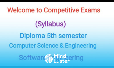 Software Engineering full syllabus of Diploma CSE 5th sem