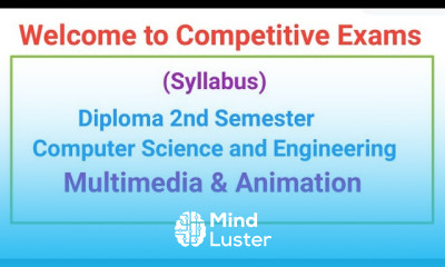 Multimedia Animation Syllabus 2nd Semester of CS Department